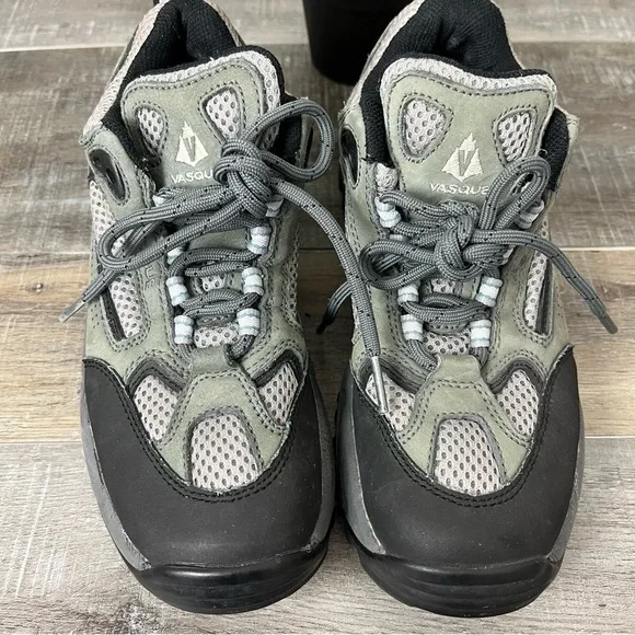 Vasque Olive Leather Nylon Low Top Hiking Shoe. Size 7 - Picture 6 of 11